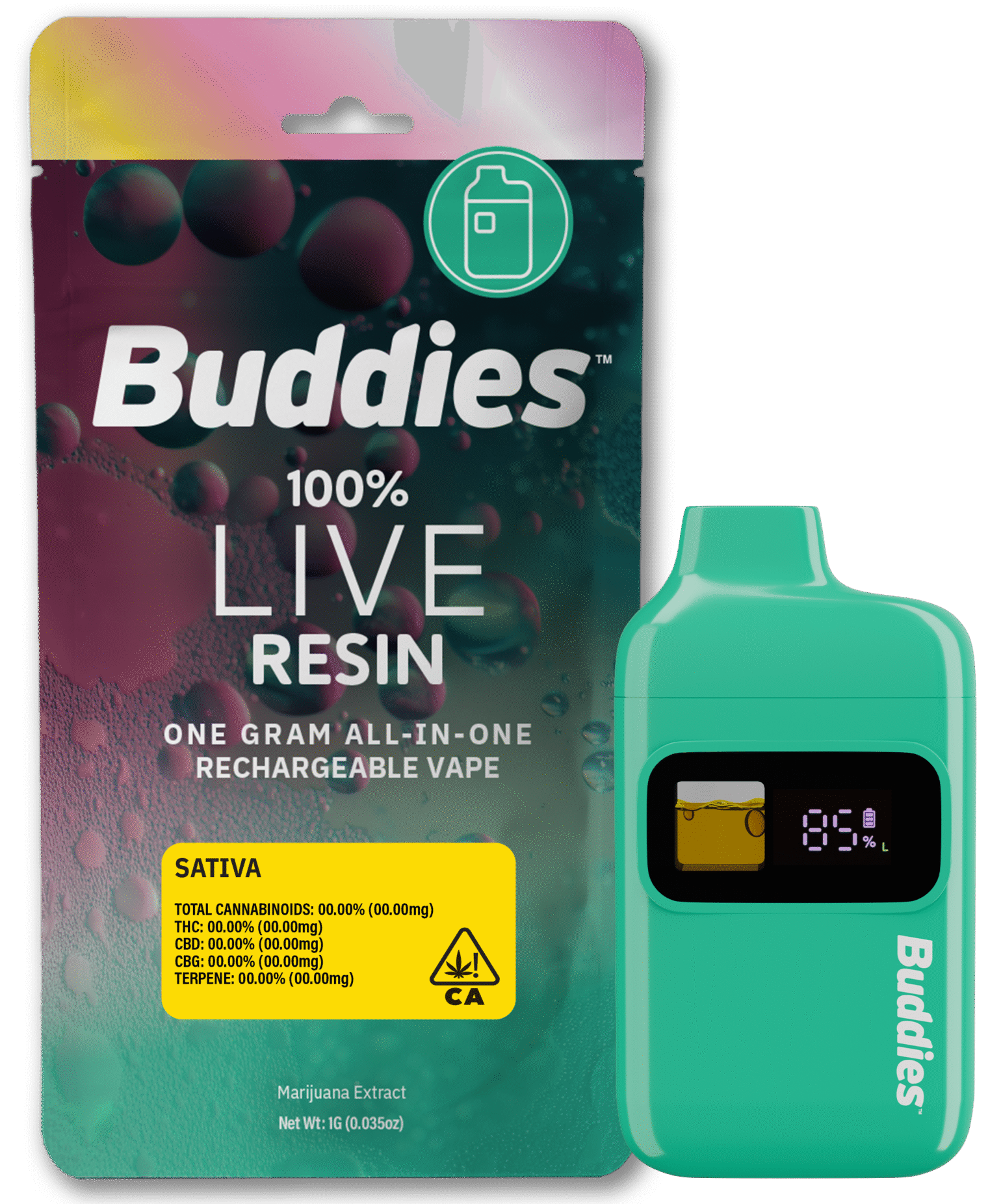 ca buddies lr sativa aio palm