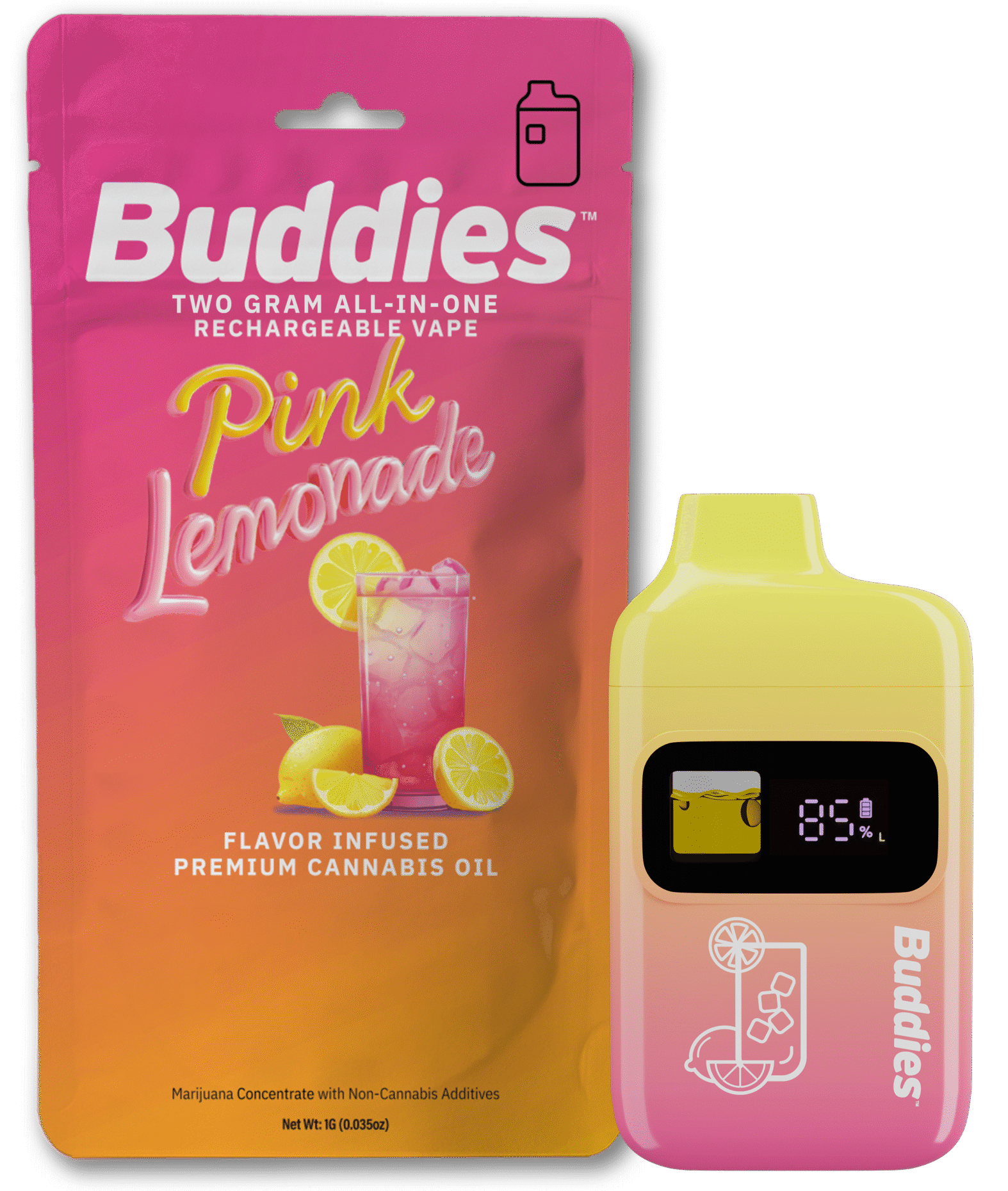 nv buddies flavors aio palm pink lemonade