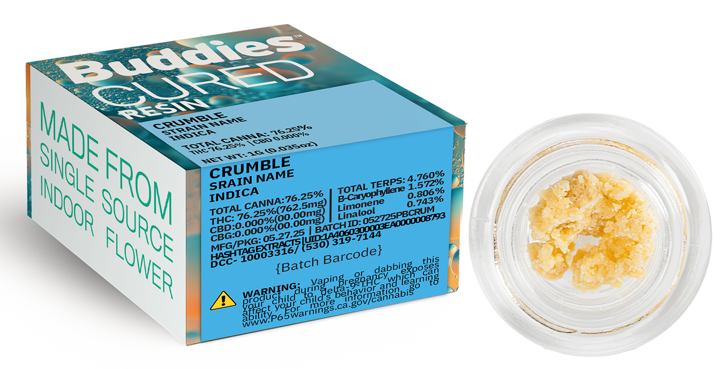 nv cured resin crumble indica extract boxw jar (1)