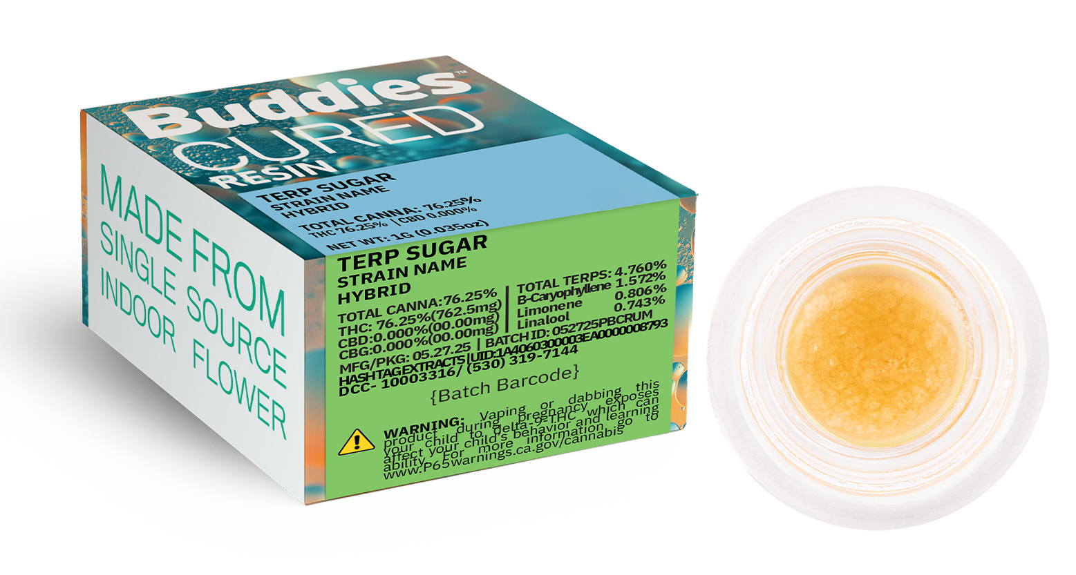 nv cured resin terp sugar hybrid extract boxw jar (1)