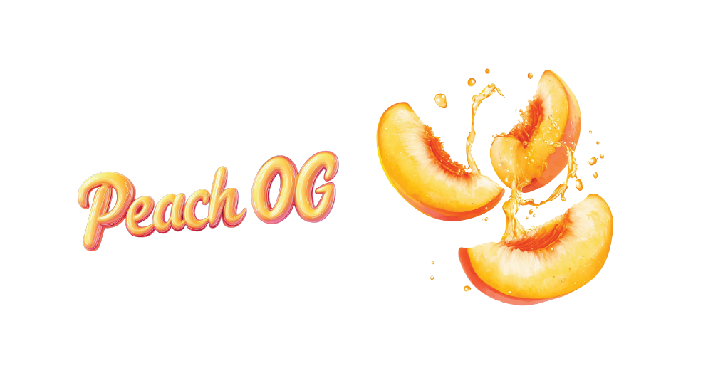 buddies brand product flavors icon text peach og