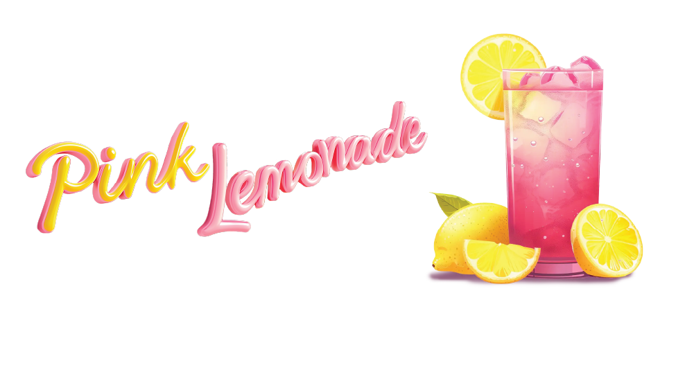buddies brand product flavors icon text pink lemonade