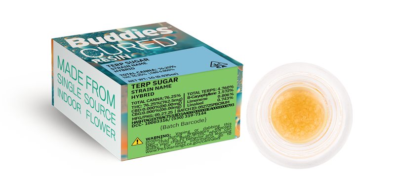 buddies brand products dabs terp sugar hybrid