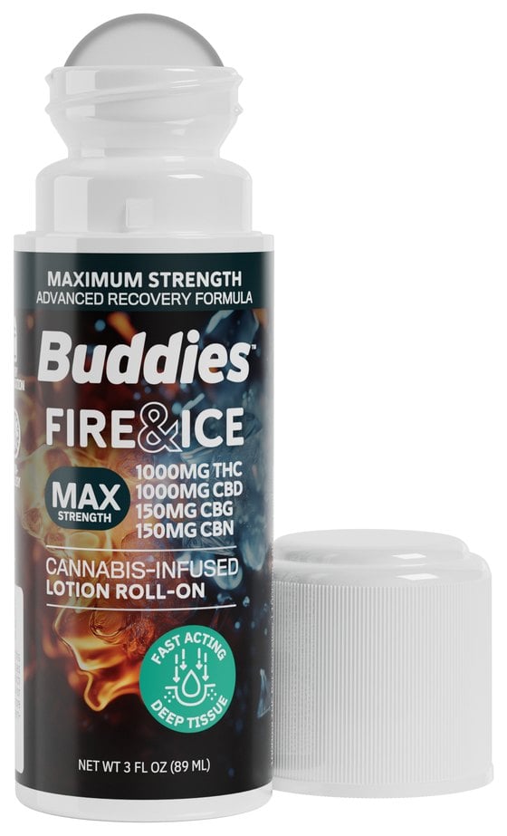 Fire and Ice MAX Strength 3oz Roll-On